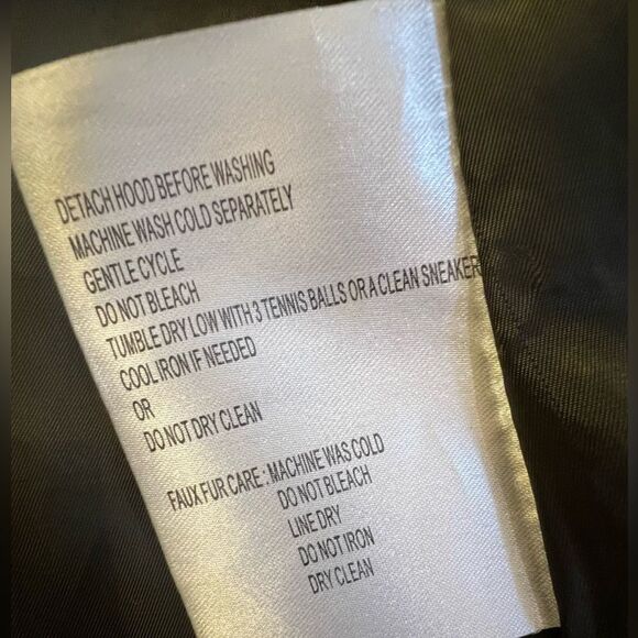 Miss Sixty Down & Faux Fur Trim Utility Winter Jacket Parka Coat Small - Picture 13 of 17